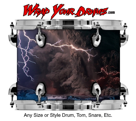 Buy Drum Wrap Lightning Storm Drum Wrap
