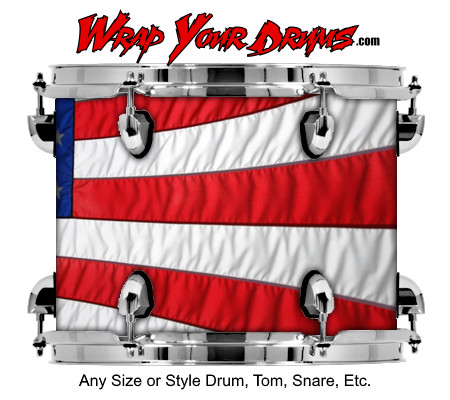 Buy Drum Wrap Flag Angle Drum Wrap