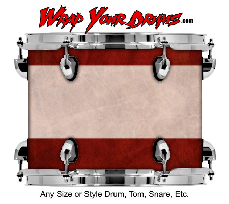 Buy Drum Wrap Flag Austria Drum Wrap