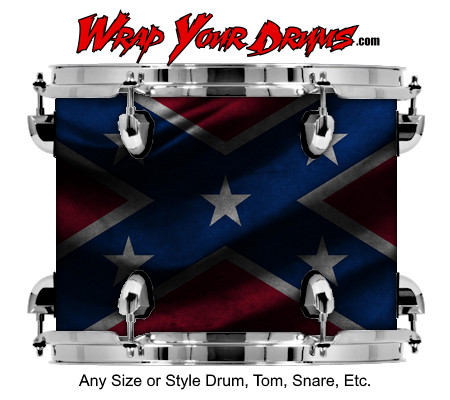 Buy Drum Wrap Flag Dark Drum Wrap