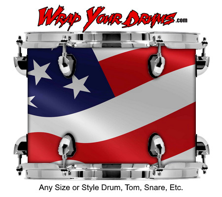 Buy Drum Wrap Flag Free Drum Wrap