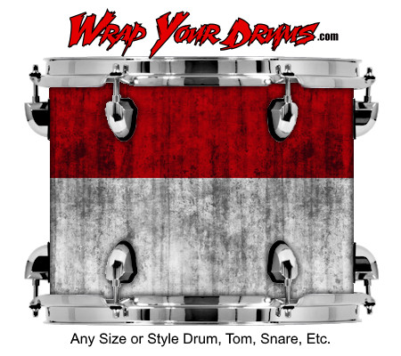 Buy Drum Wrap Flag Indo Drum Wrap