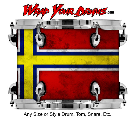 Buy Drum Wrap Flag Scan Drum Wrap