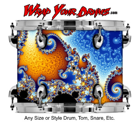 Buy Drum Wrap Fractal Tilt Drum Wrap