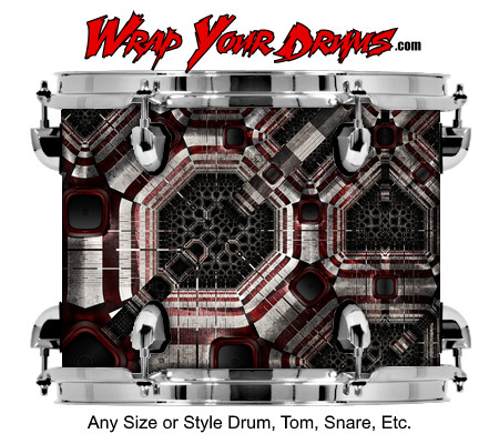 Buy Drum Wrap Jfractal Distortion Drum Wrap