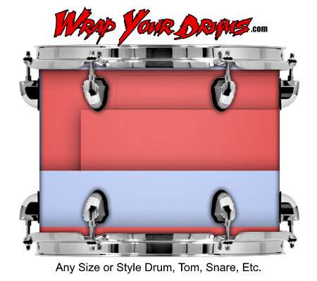 Buy Drum Wrap Geometric Block Drum Wrap