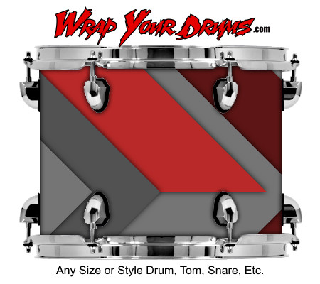 Buy Drum Wrap Geometric Edge Drum Wrap