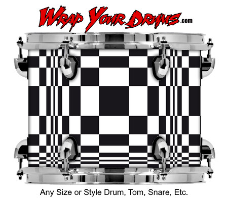 Buy Drum Wrap Geometric Lie Drum Wrap