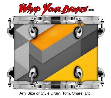 Buy Drum Wrap Geometric Question Drum Wrap