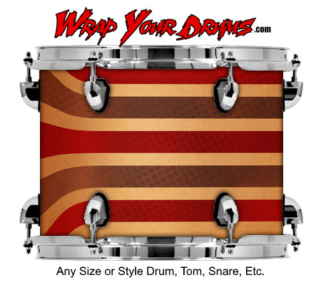 Buy Drum Wrap Geometric Race Drum Wrap