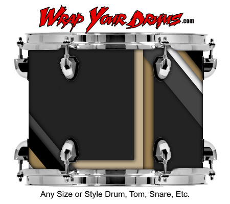 Buy Drum Wrap Geometric Tux Drum Wrap