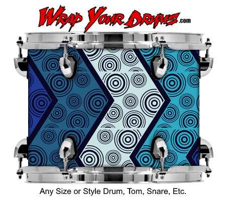 Buy Drum Wrap Geometric Zig Drum Wrap