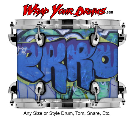 Buy Drum Wrap Graffiti Terror Drum Wrap