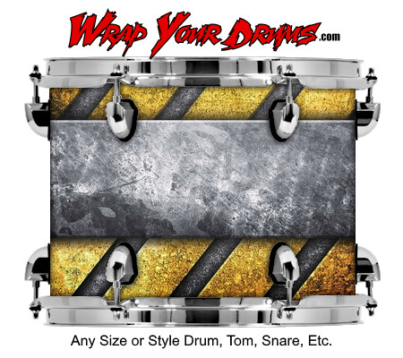 Buy Drum Wrap Grunge 3d Drum Wrap