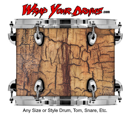 Buy Drum Wrap Grunge Chip Drum Wrap