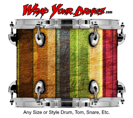 Buy Drum Wrap Grunge Colors Drum Wrap