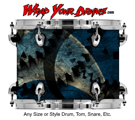 Buy Drum Wrap Grunge Gearhead Drum Wrap