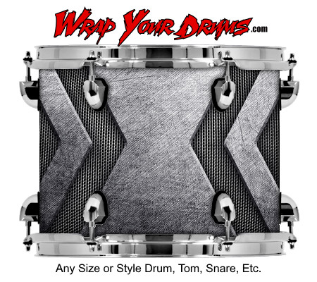 Buy Drum Wrap Grunge Plate Drum Wrap