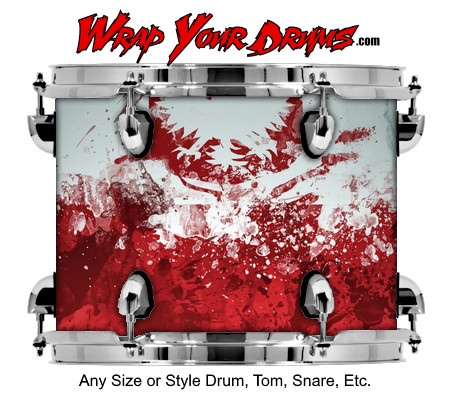 Buy Drum Wrap Grunge Seal Drum Wrap
