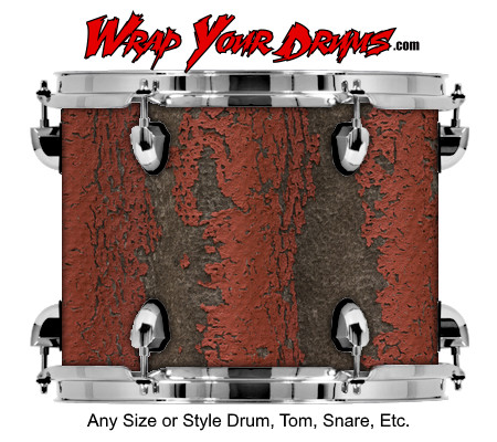 Buy Drum Wrap Grunge Streak Drum Wrap