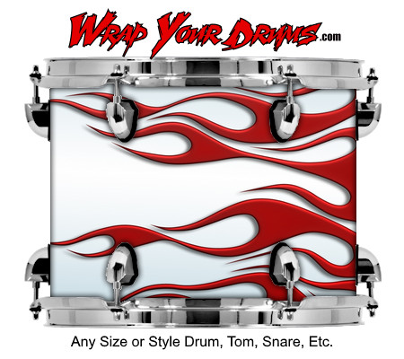 Buy Drum Wrap Hotrod Chrome Right Drum Wrap