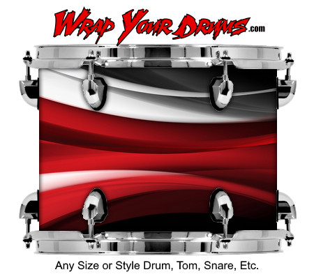 Buy Drum Wrap Hotrod Swirl Drum Wrap