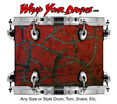 Buy Drum Wrap Industrial Cracks Drum Wrap