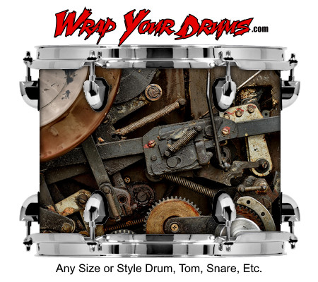 Buy Drum Wrap Industrial Gears Drum Wrap