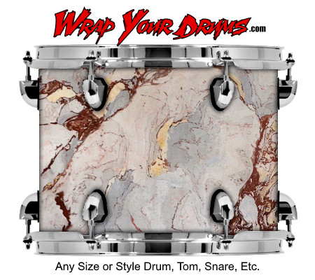 Buy Drum Wrap Marble Pattern Drum Wrap