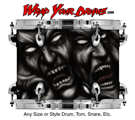 Buy Drum Wrap Faces Drum Wrap
