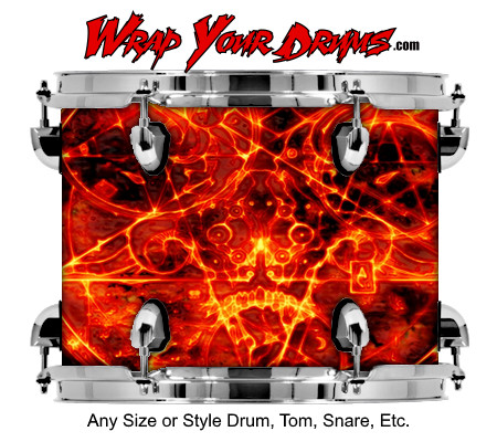 Buy Drum Wrap Pentagram Drum Wrap