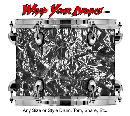 Buy Drum Wrap Metalshop Ornate Foil Drum Wrap