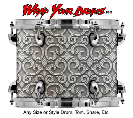 Buy Drum Wrap Metalshop Ornate Lace Drum Wrap