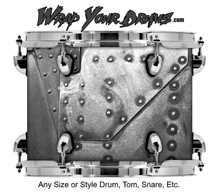 Buy Drum Wrap Metalshop Ornate Plate Drum Wrap