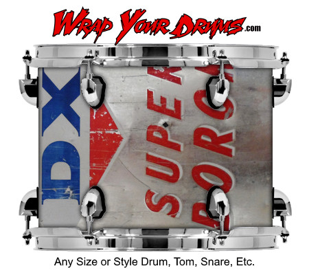 Buy Drum Wrap Americana Boron Drum Wrap