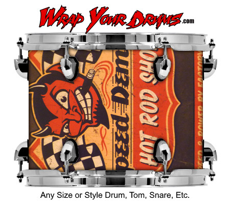 Buy Drum Wrap Americana Demon Drum Wrap