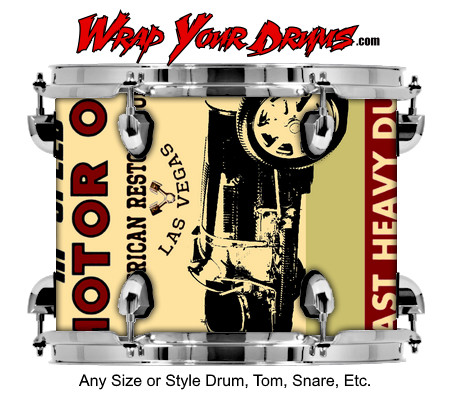 Buy Drum Wrap Americana Hotrod Drum Wrap