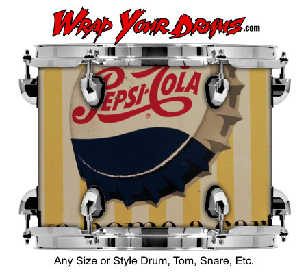 Buy Drum Wrap Americana Pepsi Drum Wrap