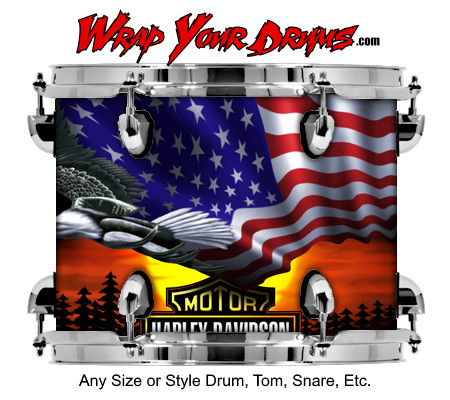 Buy Drum Wrap Freedom Harley Drum Wrap