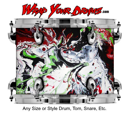 Buy Drum Wrap Paint1 Angry Drum Wrap