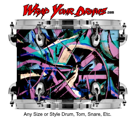 Buy Drum Wrap Paint1 Shatter Drum Wrap