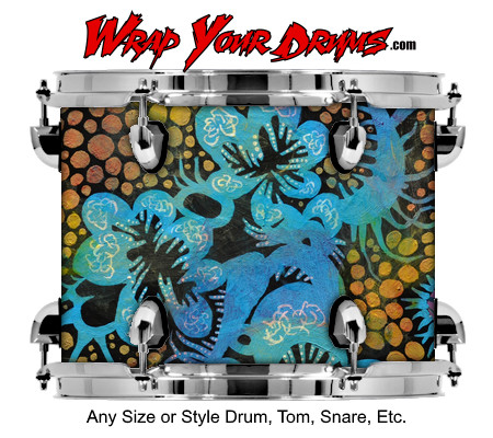 Buy Drum Wrap Paint2 Dots Drum Wrap