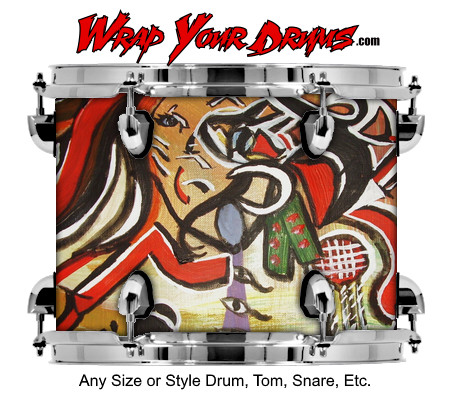 Buy Drum Wrap Paint2 Love Drum Wrap