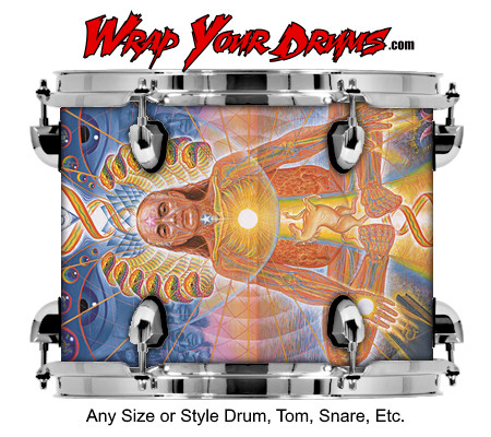 Buy Drum Wrap Psychedelic Trance Drum Wrap