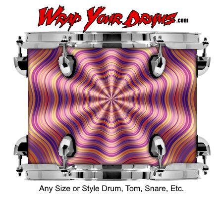 Buy Drum Wrap Trippy Candy Drum Wrap