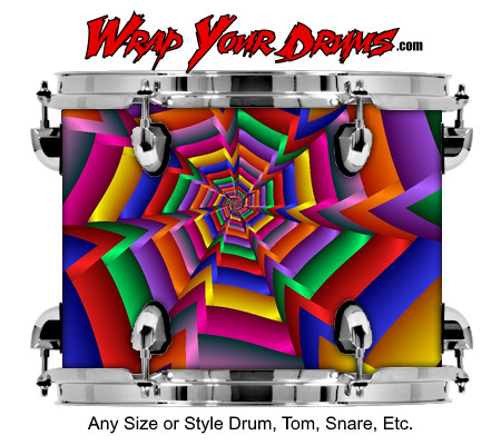 Buy Drum Wrap Trippy Expand Drum Wrap