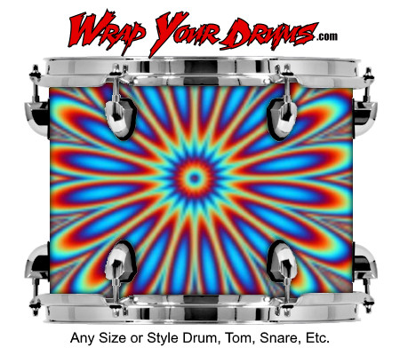 Buy Drum Wrap Trippy Spin Drum Wrap