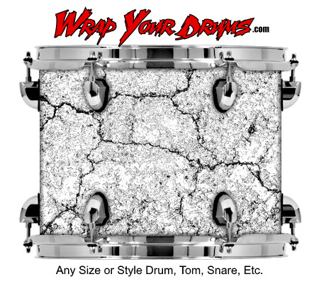 Buy Drum Wrap Relic Crackle Drum Wrap