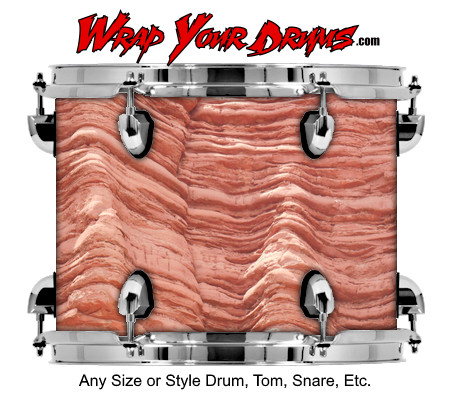Buy Drum Wrap Rock Layers Drum Wrap