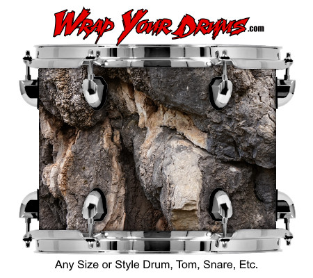 Buy Drum Wrap Rock Outcrop Drum Wrap